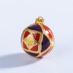 Pendant Bola of pregnancy, The angel caller, Bell of Angels large " Magic triple star"