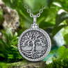 "Oak Tree" Funeral Pendant Sterling Silver