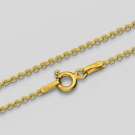 Gold Plated "Cable" Chain