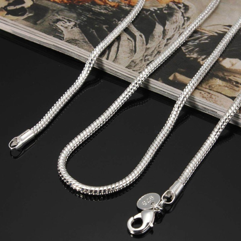 "Snake" sterling silver Chain Big Size
